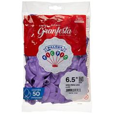 Balão Gran Festa N.065 Lilás, Pacote com 50, Riberball