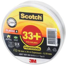 Fita Isolante Scotch 33+ 19mmx20m 69134 - HB004482483 - 3M