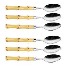 Colher Café Bambu Premium 6 Peças