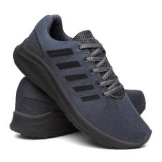 Tênis Masculino Para Academia e Corrida Super Leve - Cinza/43