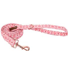 UP URARA PUP Coleira de cachorro para dia dos namorados, coleira de algodão resistente e durável para o dia dos namorados, coleira xadrez para treinamento de cães pequenos, médios e grandes