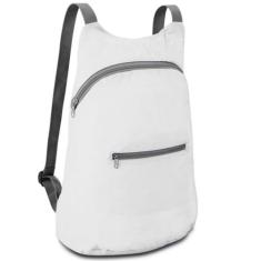 Mochila Dobrável Compacta Ripstop TopGet, Branco
