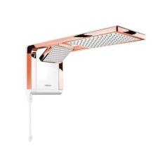Chuveiro de Parede Elétrico Acqua Duo Branco/Rosê Gold 220v - Lorenzet