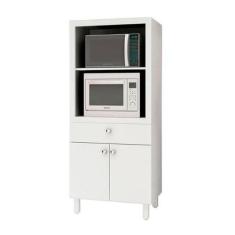 Balcão Para Forno E Microondas BL3305 Branco Tecno Mobili, Branco