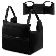 Suzile Almofada de mastectomia pós-cirurgia, travesseiro de mama para necessidades de mastectomia pós-câncer de mama, presentes de recuperação de cirurgia para mulheres (preto)