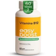 Vitamina B12 Metilcobalamina Easy Boost 414% Vd 60 Cápsulas