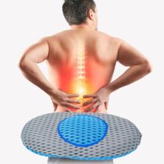 Travesseiro Lombar Borboleta Ortopédico Confortável Azul - Innovaree-C