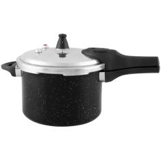 Panela de Pressão Brinox 4,2L Preto - Ceramic  Life Indução, 4,2L, Mar