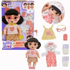 Boneca Baby Alive Minha Melhor Amiga Katie c/ 3 roupas F9851 - Hasbro