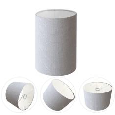 Cúpula Abajur Cilíndrica Cp-7006 ø18x25cm Rustico Cinza