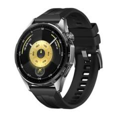 Smartwatch HUAWEI WATCH GT 6 46mm, Esportes, Bateria Até 21 Dias, Bem-Estar Emocional Preto