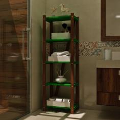 Estante Multiuso Colors Suze Verde Folha