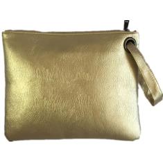 Bolsa de Noite Bolsa Envelope Clutch Corrente Ombro Feminina Bolsa De Pulso Bolsa De Mão Foldover, Dourado, Large