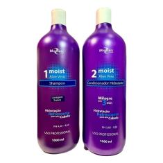 Kit Shampoo E Condicionador Moist Mairibel Aloe Vera 1000Ml