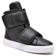 Tênis Cano Alto Feminino Fitness Academia Musculação - Bawmi, Preto, 3