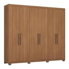 Guarda Roupa Casal Sumatra Com Pés Amêndola Touch - Demóbile