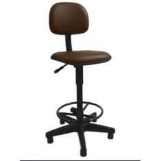 Cadeira Caixa Alta Preto  Balcão  Portaria  Recepção  Supermercado var