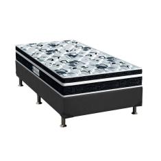 Cama Box Solteiro: Colchão Anatômico Probel D28/Ep Advanced Tech1000 Plus + Base Gray(88X188)
