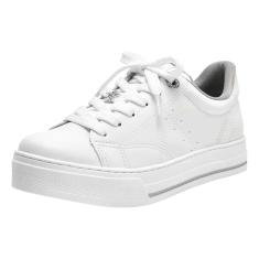 Tênis Feminino Flatform Casual Estrela Brilho Pin Via Marte