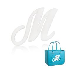 Yonuni Berloques de letras decorativas para bolsa Bogg - Personalize sua bolsa com letras do alfabeto de PVC, presentes de aniversário para mulheres., Plástico, Sem Pedra Preciosa