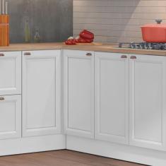 Balcão de Cozinha 41cm 1 Porta com Tampo Unna Yescasa