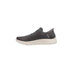 Skechers Tênis masculino Hands Free Slip-ins: Go Walk Flex-Smooth Motion, Cinza, 45