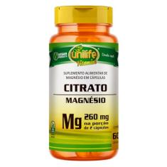 Magnésio citrato Unilife 60 cápsulas
