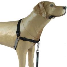 Peitoral modelo Easy Walk Anti Puxão K9 Spirit Preto Tam PX