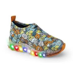 Tênis Infantil Luz Menino Bibi Roller Celebration 1079201-Masculino