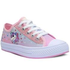 Tênis Infantil Feminino Nº 23 Ao 34 Escolar Estampado 11.95-Feminino