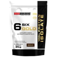 Whey Protein Isolado Six Gold 2 Kg Exclusivo- Suplemento Em Pó Para Au