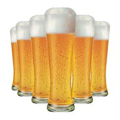 Jogo de Copos de Vidro para Cerveja Weiss Polite G 685ml 6 Pcs - Ruvolo