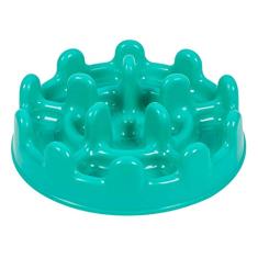 Pet Games Comedouro Lento Funcional Mini Pet Fit Verde Agua Para Cães