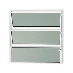 Janela de Alumínio Basculante 60x80cm Vidro Mini Boreal Master Brimak Branco
