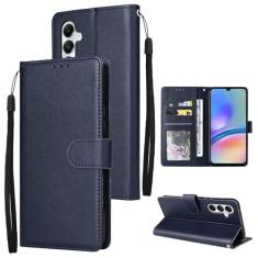 Capa carteira para Samsung Galaxy A05s, 3 compartimentos para cartão e 1 compartimento para dinheiro com suporte, capa protetora clássica de couro magnético flip para Galaxy A05s de 6,7 polegadas 2023
