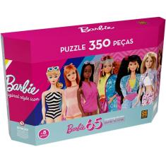Quebra Cabeça Puzzle Com 350 PANORAMA Da BARBIE 65 ANOS Grow
