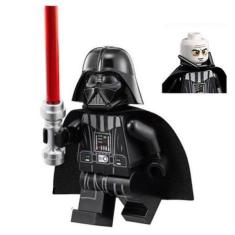 Boneco Blocos De Montar Darth Vader Sabre De Luz