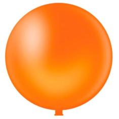 Balão Látex 250 Fat Ball Laranja 30" 76 Cm 1 Und Pic Pic