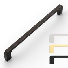 9BUILD Pacote com 10 puxadores de armário de bronze polido a óleo de 19 cm puxadores de armário de cozinha ferragens de armário de cozinha puxadores de cozinha para armários puxadores de gaveta de