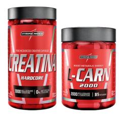 Creatina Pura 120 Caps + L-Carnitina 60 Caps Integralmedica