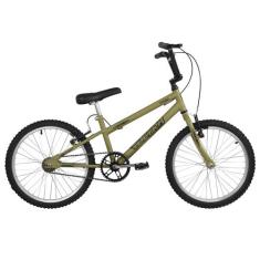 Bicicleta Aro 20 Ultra Bikes Rebaixada Freio V Brake, Verde oliva fosc
