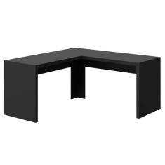 Mesa de Escritório em L Franklin Preto