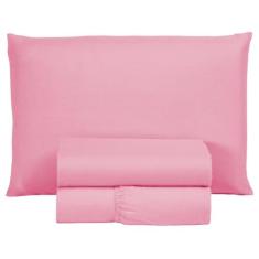 Kit Jogo de Lençol Solteiro 3 Peças 400 Fios Poliéster Infantil com El