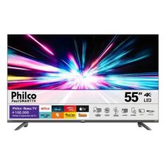 Smart TV 55 Philco LED Roku TV Dolby Áudio PTV55G3ERSGB