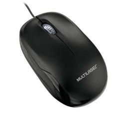 Mouse Box óptico Com Fio Usb 1200dpi Mo255 Preto - MULTILASER