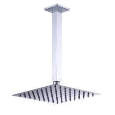 Ducha Chuveiro Slim Prizi Quadrado 20x20cm Inox 304 de Teto