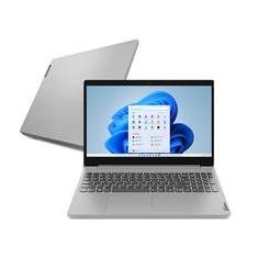 Notebook Lenovo Ultrafino IdeaPad 3 R5-5500U, 8GB RAM, 256GB SSD, Tela 15.6 Full HD, Windows 11, Prata - 82MF0003BR