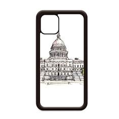 Capa do Capitólio dos Estados Unidos para iPhone 12 Pro Max para Apple Mini Mobile Case Shell