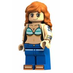 Boneco Blocos De Montar One Piece Nami Rocks