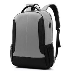 Bolsa de negócios durável com interface USB, bolsa de caminhada universitária de viagem ao ar livre para homens e mulheres, mochila de viagem, mochila escolar resistente à água ao ar livre